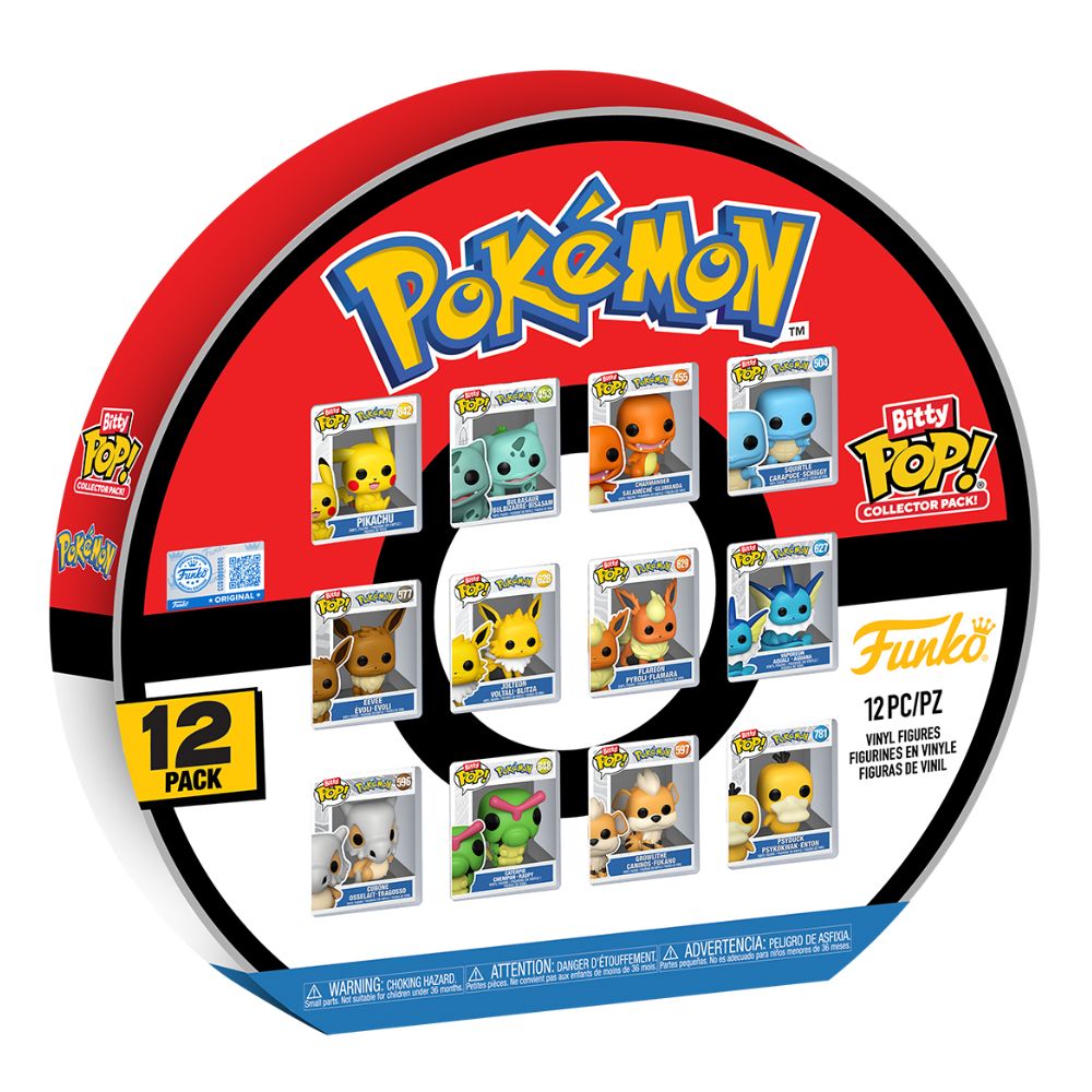 Pokemon - Collector Pack Pokeball Bitty Pop! 12 Pack