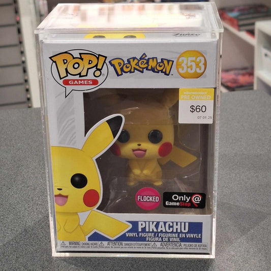 Pokemon - Pikachu Flocked Pop! Vinyl