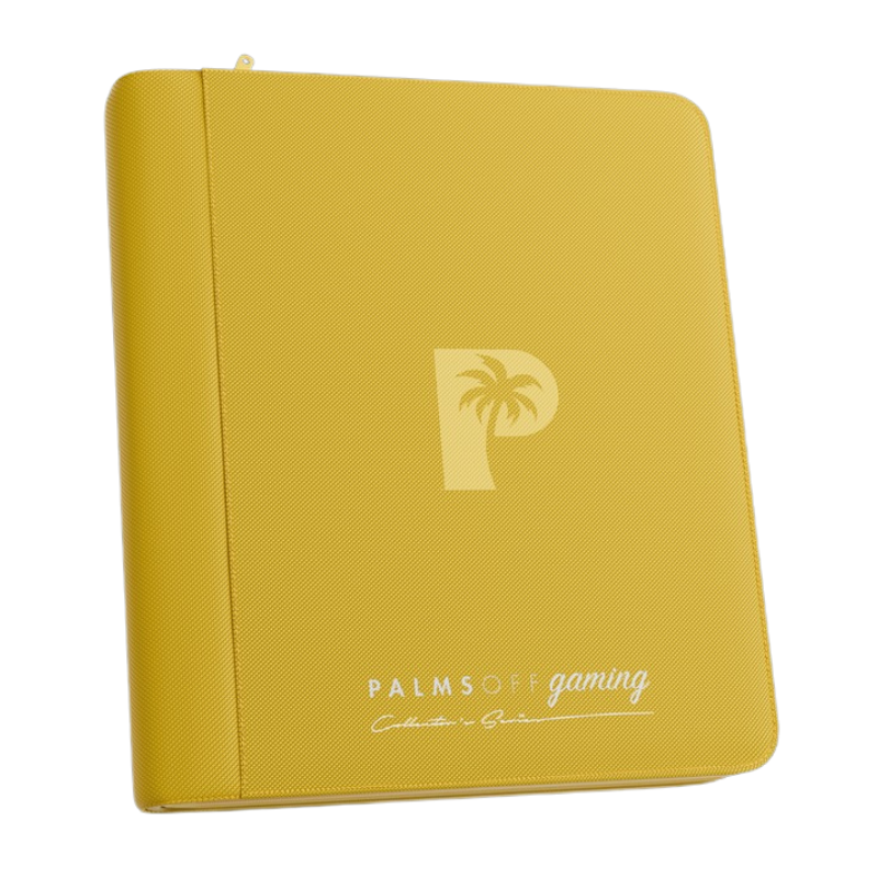 Collector's Series Top Loader Zip Binder - 4 Pocket - Yellow