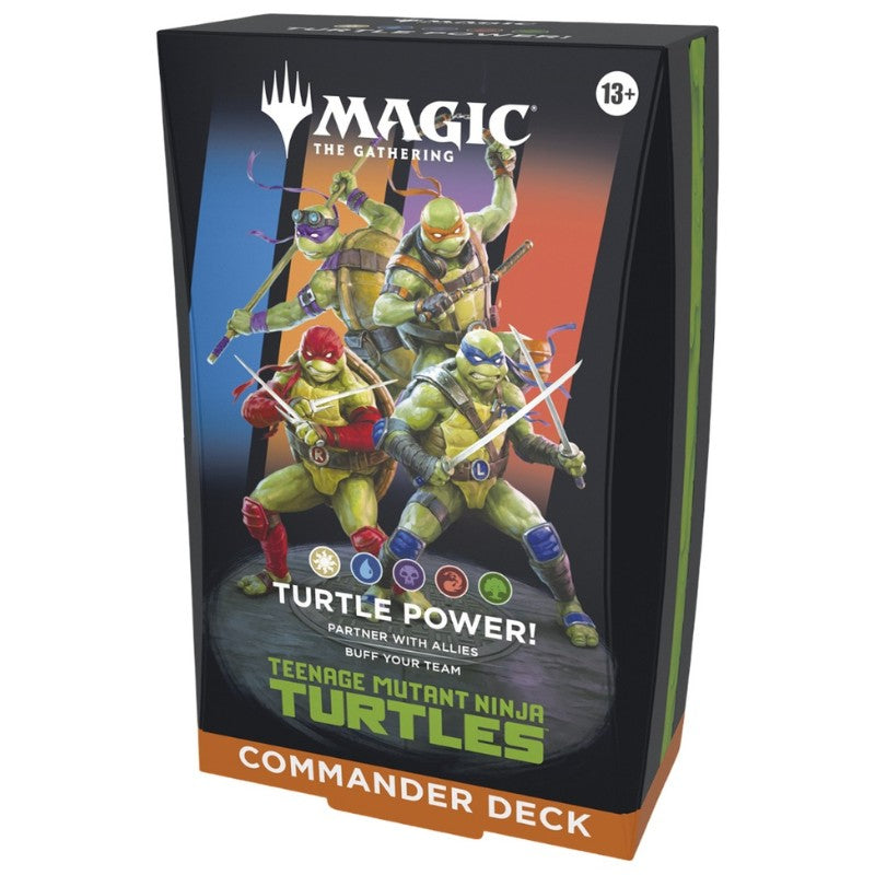 Magic the Gathering Teenage Mutant Ninja Turtles Commander Deck Turtle Power