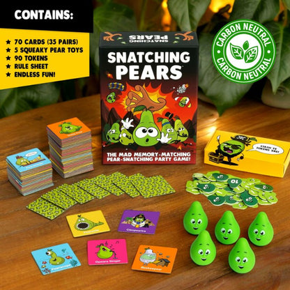 Snatching Pears – The Mad Memory-Matching Pear-Snatching Party Game
