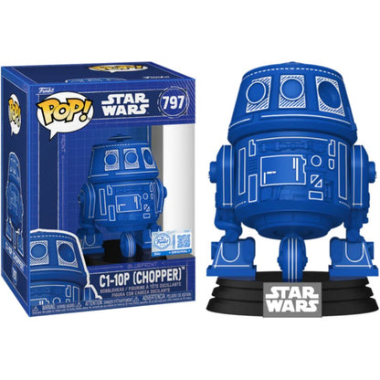 Star Wars - C1-10P Chopper (Blueprint) US Exclusive Pop! Vinyl