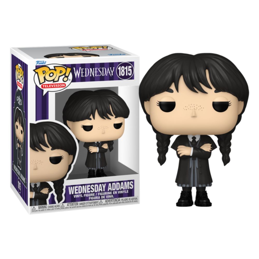Wednesday (2022) - Wednesday Addams (Black Coat) (Season 2) Pop! Vinyl