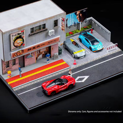 1:64 Diorama - Scene of Japanese Style Lamian Noodles Shop (Large) Min