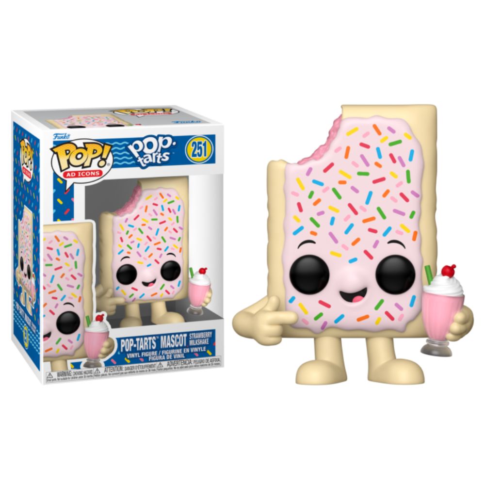 Ad Icons: PopTarts - Pop-Tarts Mascot Strawberry Milkshake Pop! Vinyl