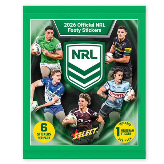 2026 NRL League Heroes 6 x Stickers