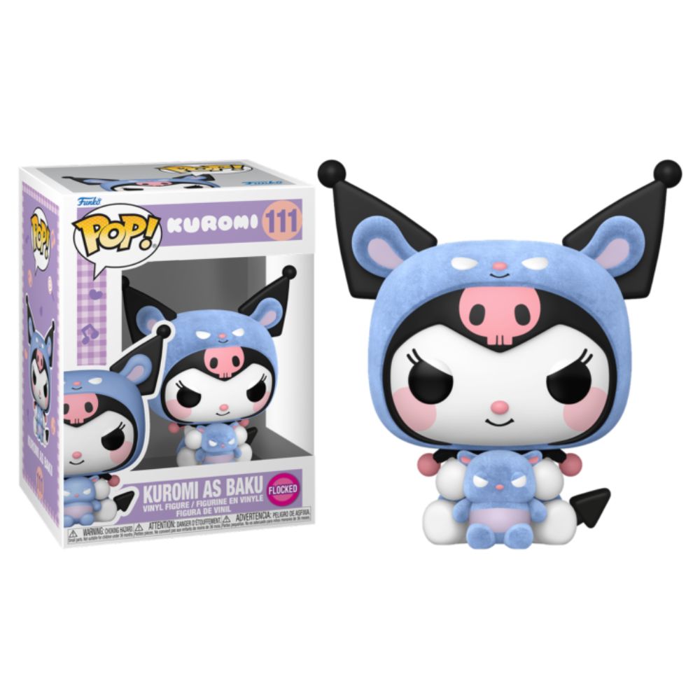Hello Kitty & Friends - Kuromi as Baku (Cosplay 20th Anniversary) Flocked Pop! Vinyl