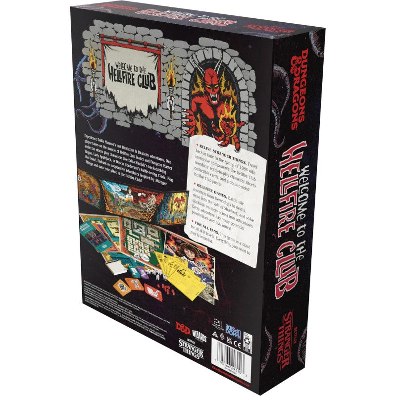 D&D Dungeons & Dragons Stranger Things Welcome to the Hellfire Club