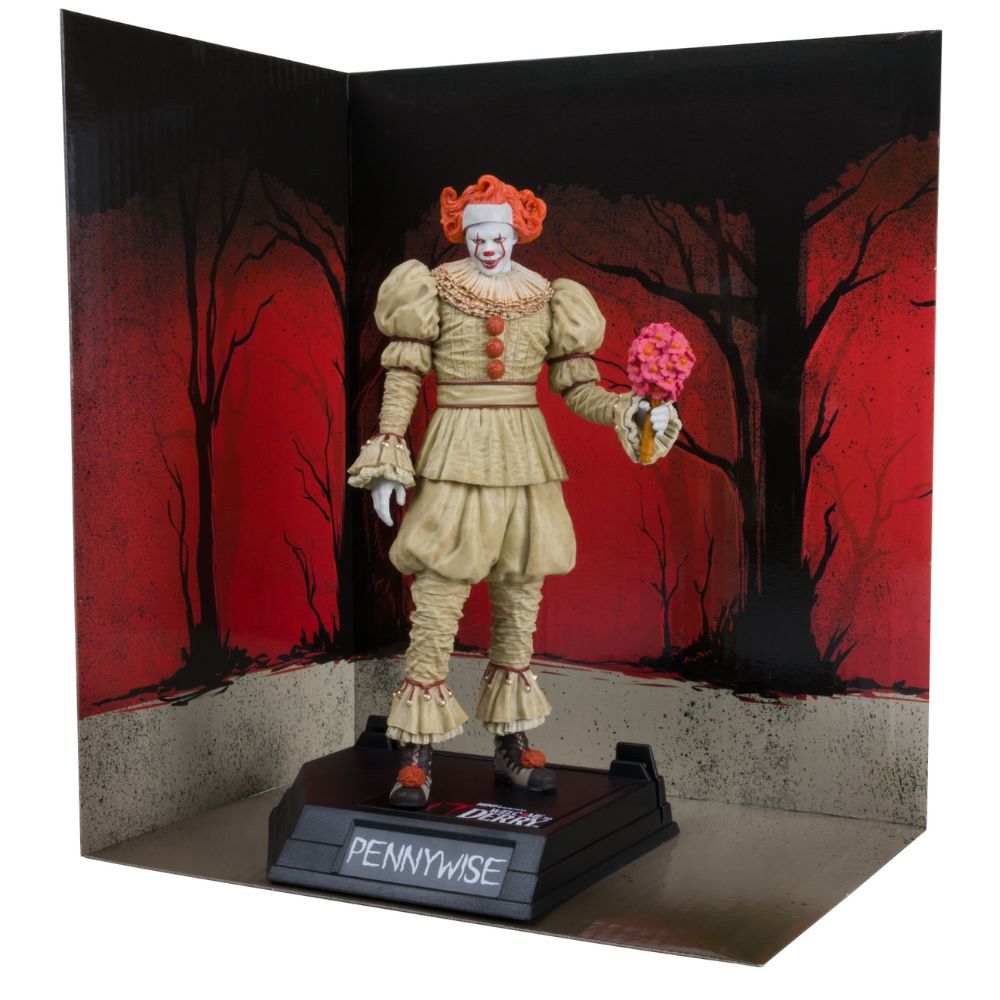 Welcome to Derry - Pennywise (Flashback) 6 Inch Movie Maniacs Figure