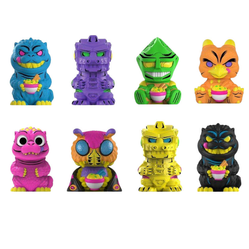 Rokimoto x Godzilla Black Light Figure Blind Box