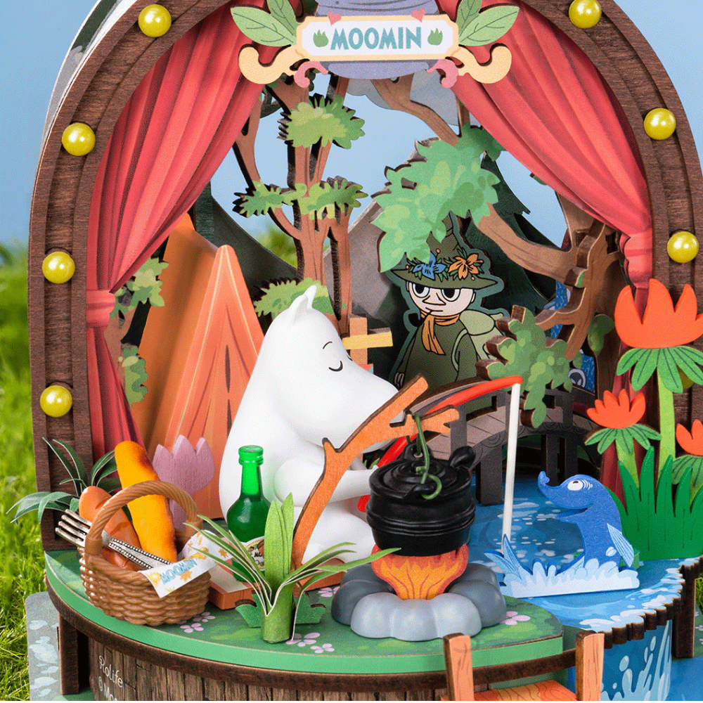 Robotime Diy Mini House Moomintrolls Forest Camp