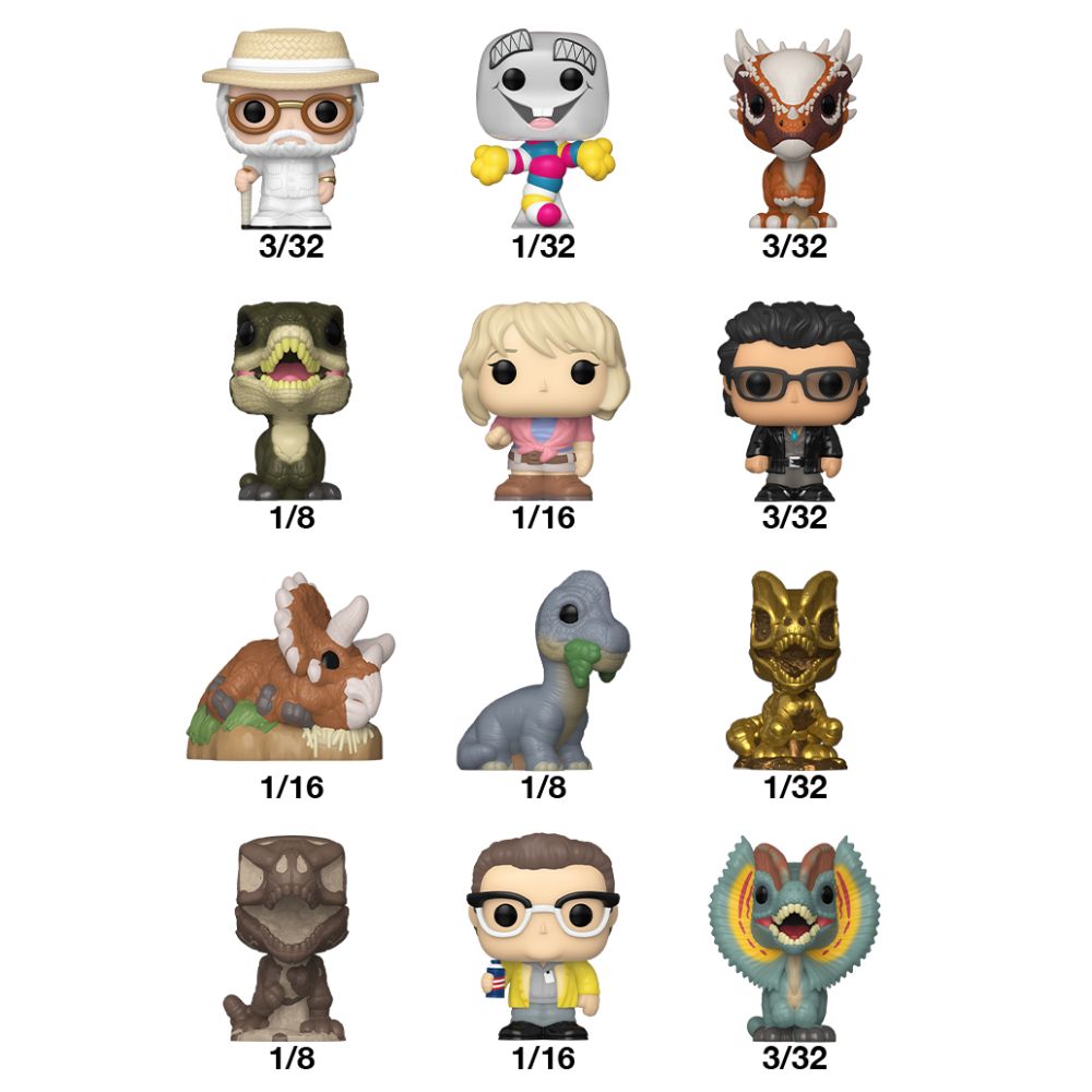 Jurassic Park - Bitty Pop! Vinyl Blind Bag Assortment (1 Unit)