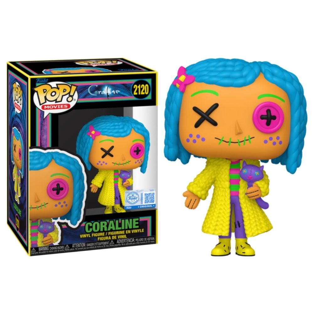 Coraline - Coraline Patchwork Blacklight US Exclusive Pop! Vinyl