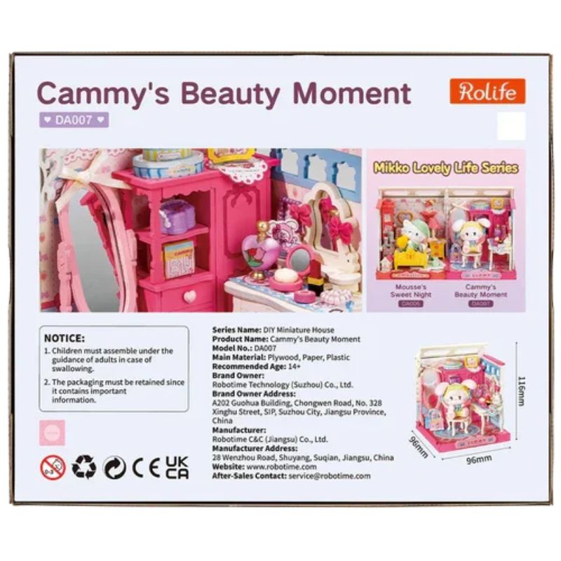 Robotime - Diy Mini Shop Cammys Beauty Moment