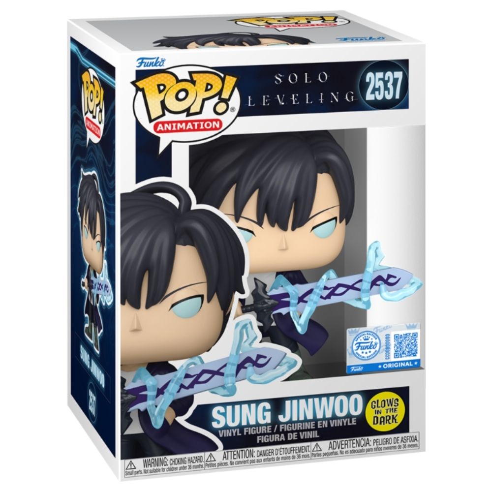 Solo Leveling - Sung Jinwoo with Sword Glow in the Dark US Exclusive Pop! Vinyl