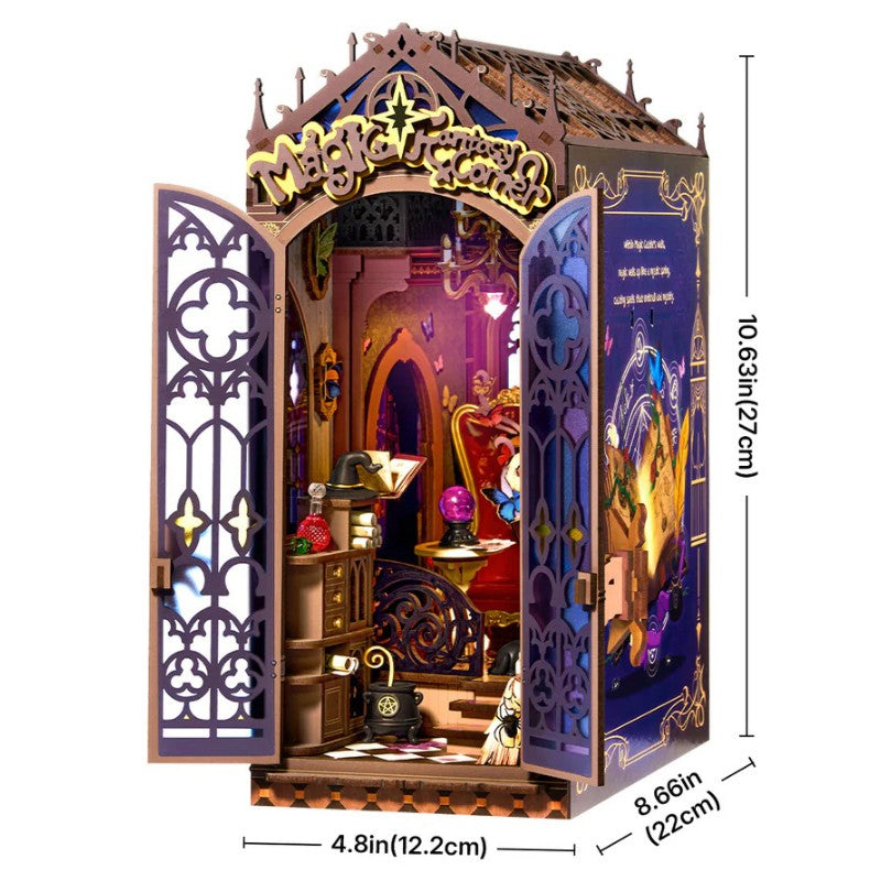 Robotime DIY Bookends Kit Magic Fantasy Corner