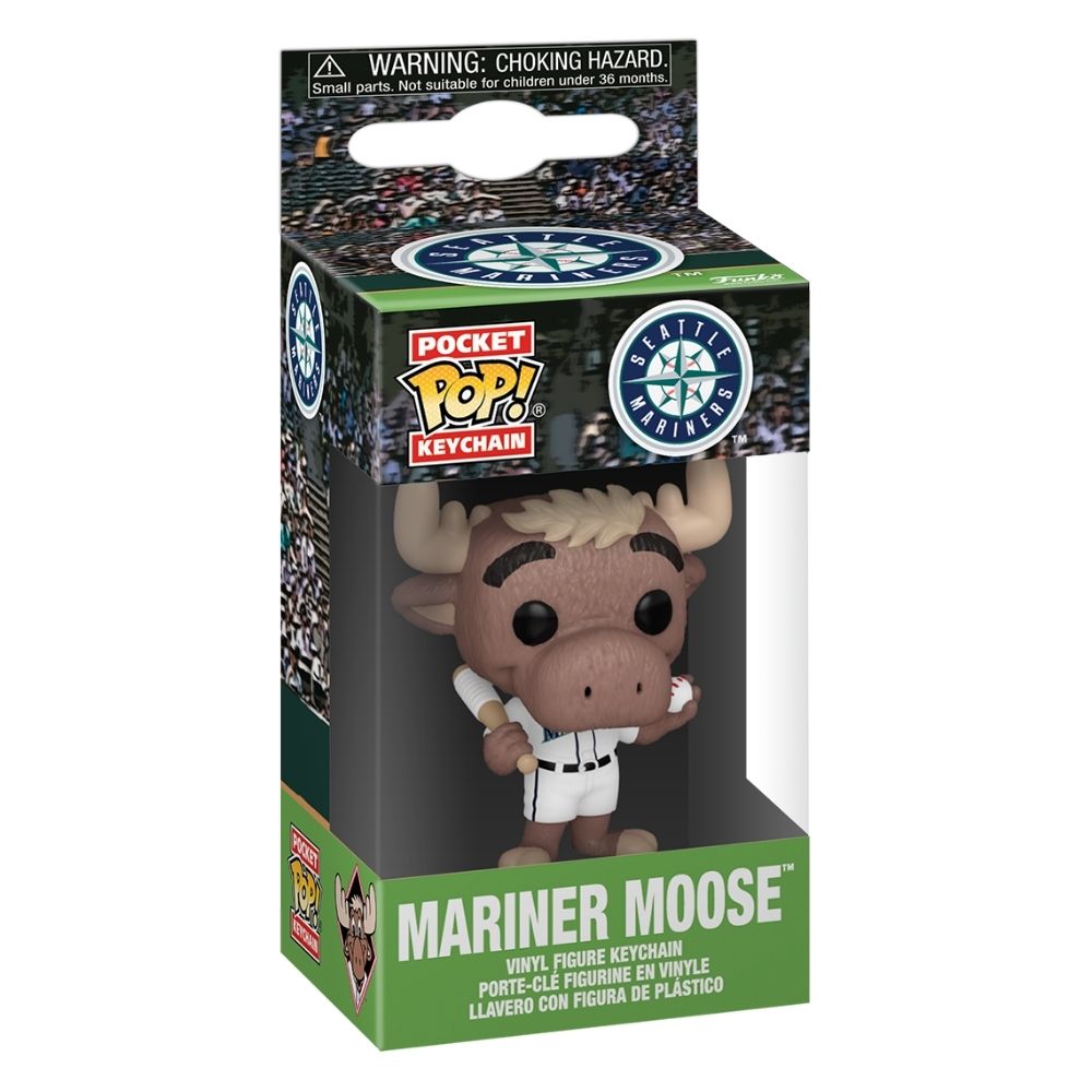 MLB Baseball: Mascots - Seattle Mariner Moose Pocket Pop! Keychain