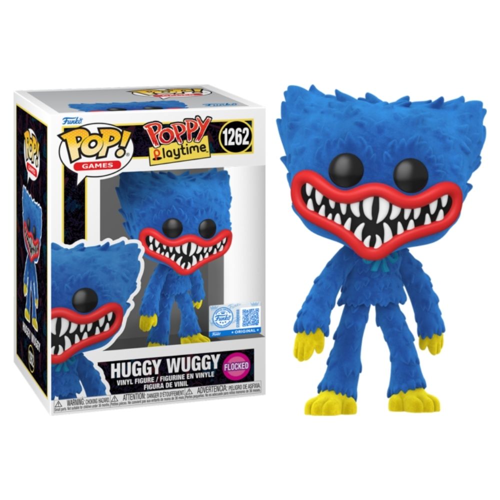 Poppy Playtime - Huggy Wuggy Flocked US Exclusive Pop! Vinyl