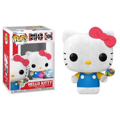 Hello Kitty - Hello Kitty (with Lollipop) US Exclusive Flocked Pop! Vinyl