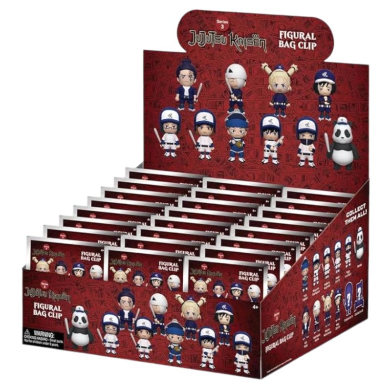 Jujutsu Kaisen - 3D PVC Bag Clips Blind Bag (Series 3) - 1 Unit
