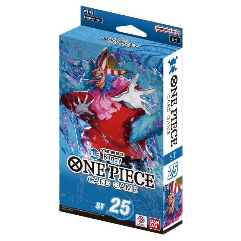 One Piece Card Game: Starter Deck Display – (Blue) Buggy [ST-25]