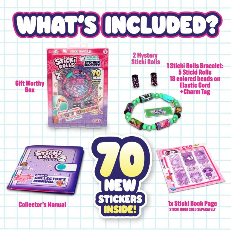 Sticki Rolls- Sticki Band Single Pack 24pc CDU - Series 2