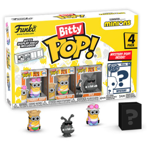 Image of Minions - Tourist Jerry Bitty Pop! 4-Pack