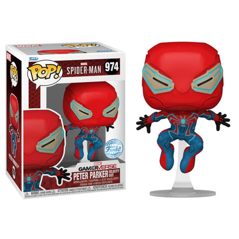 Image of Spiderman 2 (Video Game 2023) - Peter Parker (Volecity Suit) Pop! Vinyl