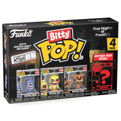 Image of Five Nights at Freddy's - Nightmare Bonnie Bitty Pop! 4-Pack
