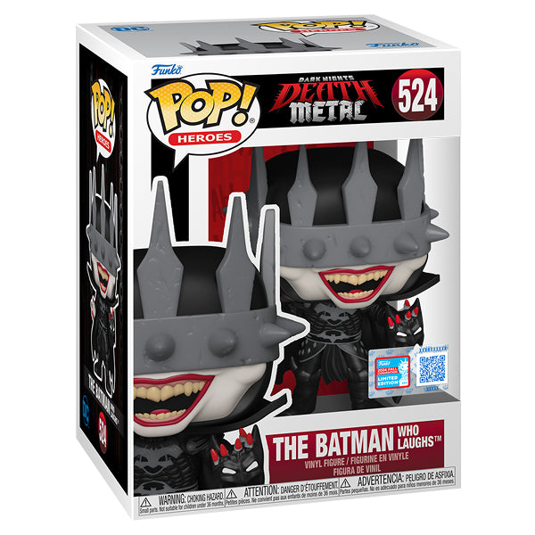 NYCC 2024 - Dark Nights: Death Metal - The Batman Who Laughs US Exclusive Pop! Vinyl 
