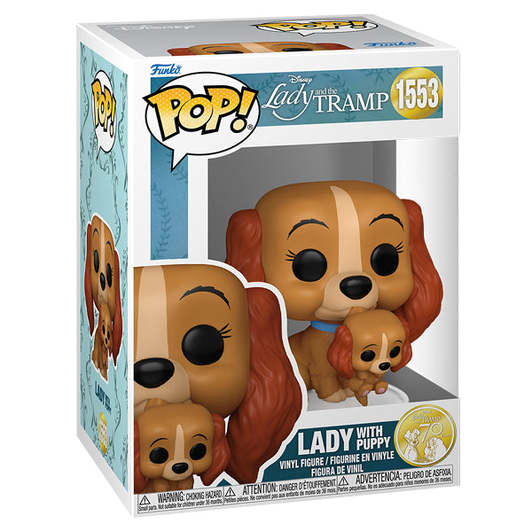 Lady and the Tramp (1955) - Lady with Puppy 70th Anniversary Pop! Vinyl