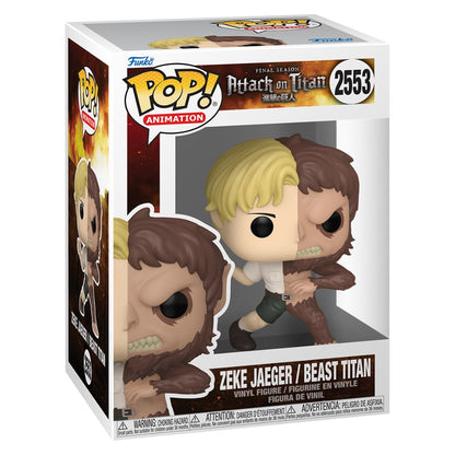 Attack on Titan - Zeke Jaeger / Beast Titan (Split) Pop! Vinyl