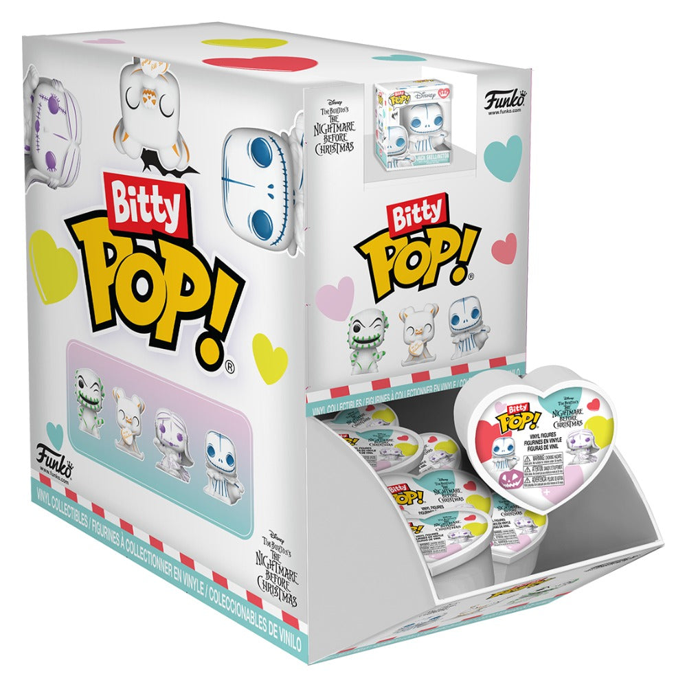 The Nightmare Before Christmas: Sketched - Blind Heart Shaped Capsule Bitty Pop! Vinyl Assortment (1 Unit)