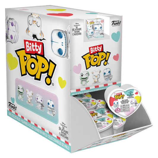 The Nightmare Before Christmas: Sketched - Blind Heart Shaped Capsule Bitty Pop! Vinyl Assortment (1 Unit)