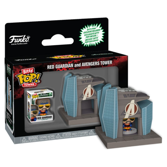 Avengers: Doomsday - Red Guardian and Avengers Tower Bitty Pop! Vinyl Town