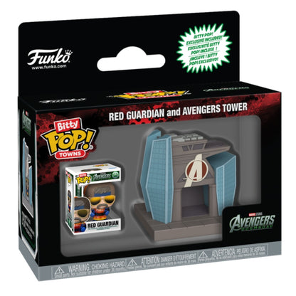 Avengers: Doomsday - Red Guardian and Avengers Tower Bitty Pop! Vinyl Town