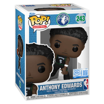 NBA Basketball - Anthony Edwards (Black Classic Jersey) Minnesota Timberwolves US Exclusive Pop! Vinyl
