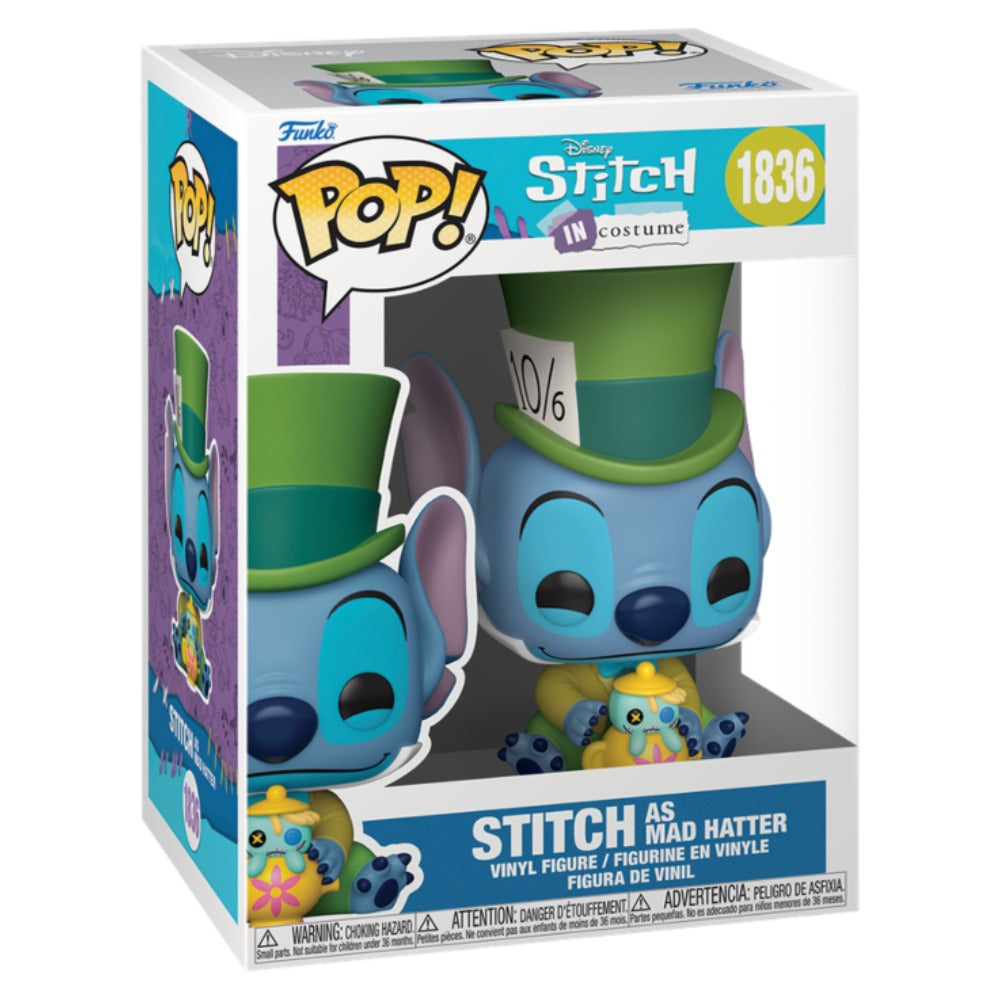 Disney: Stitch in Costume - Stitch as Mad Hatter Pop! Vinyl