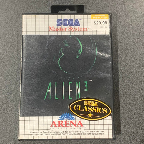Alien 3 - Master System