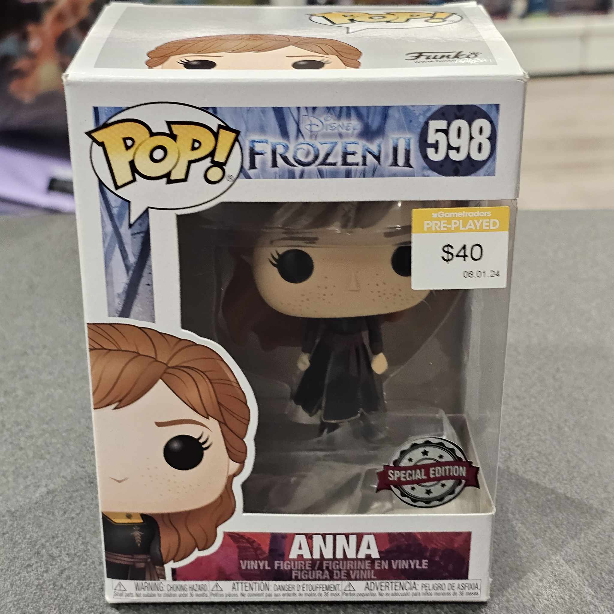 Frozen II - Anna Travelling US Exclusive Pop! Vinyl – Gametraders Rouse ...