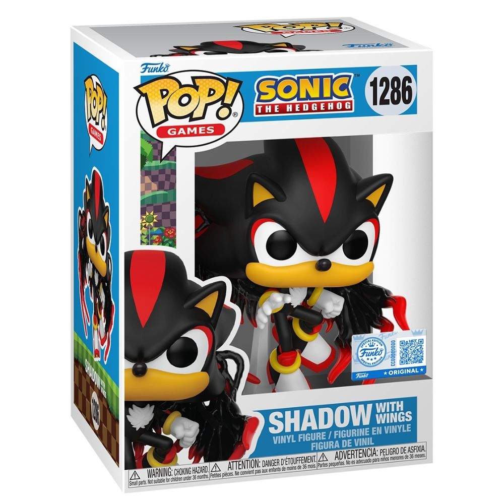 Sonic the Hedgehog - Shadow with Wings US Exclusive Pop! Vinyl
