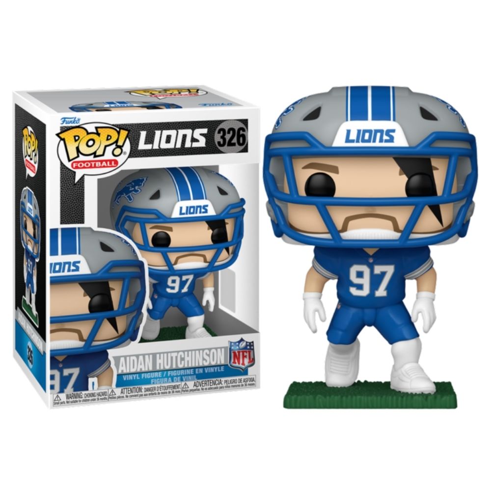 NFL Football - Aidan Hutchinsons Detroit Lions Pop! Vinyl