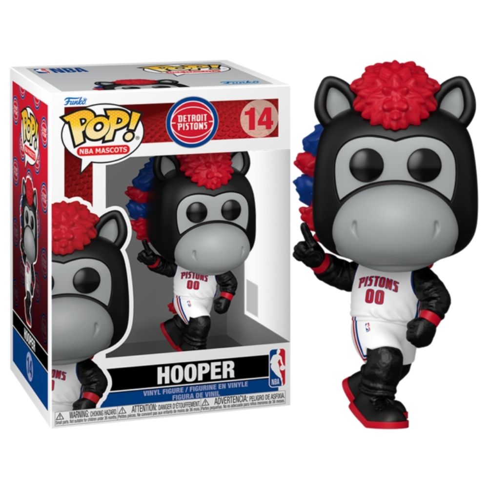 NBA Basketball: Mascots - Hooper the Horse Detroit Pistons Pop! Vinyl