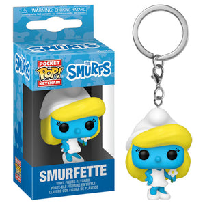 The Smurfs (1981) - Smurfette Pocket Pop! Keychain