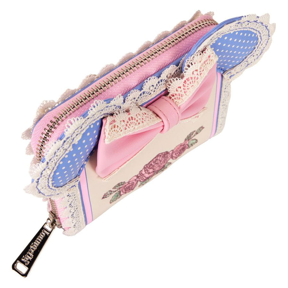 Loungefly - Disney - Minnie Floral & Lace Ears Zip Around Wallet