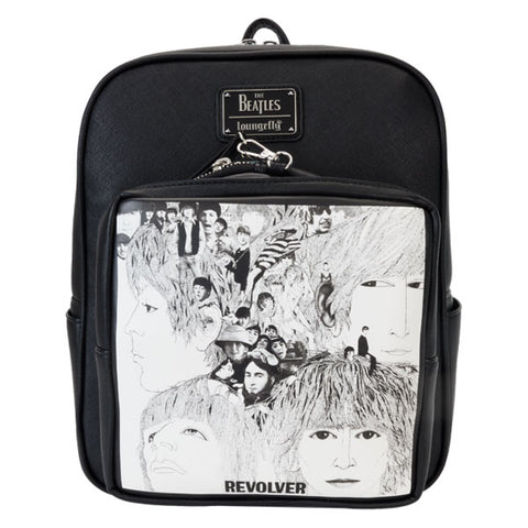 Image of Loungefly - The Beatles - Revolver Album Cover Mini Backpack with Record Coin Bag