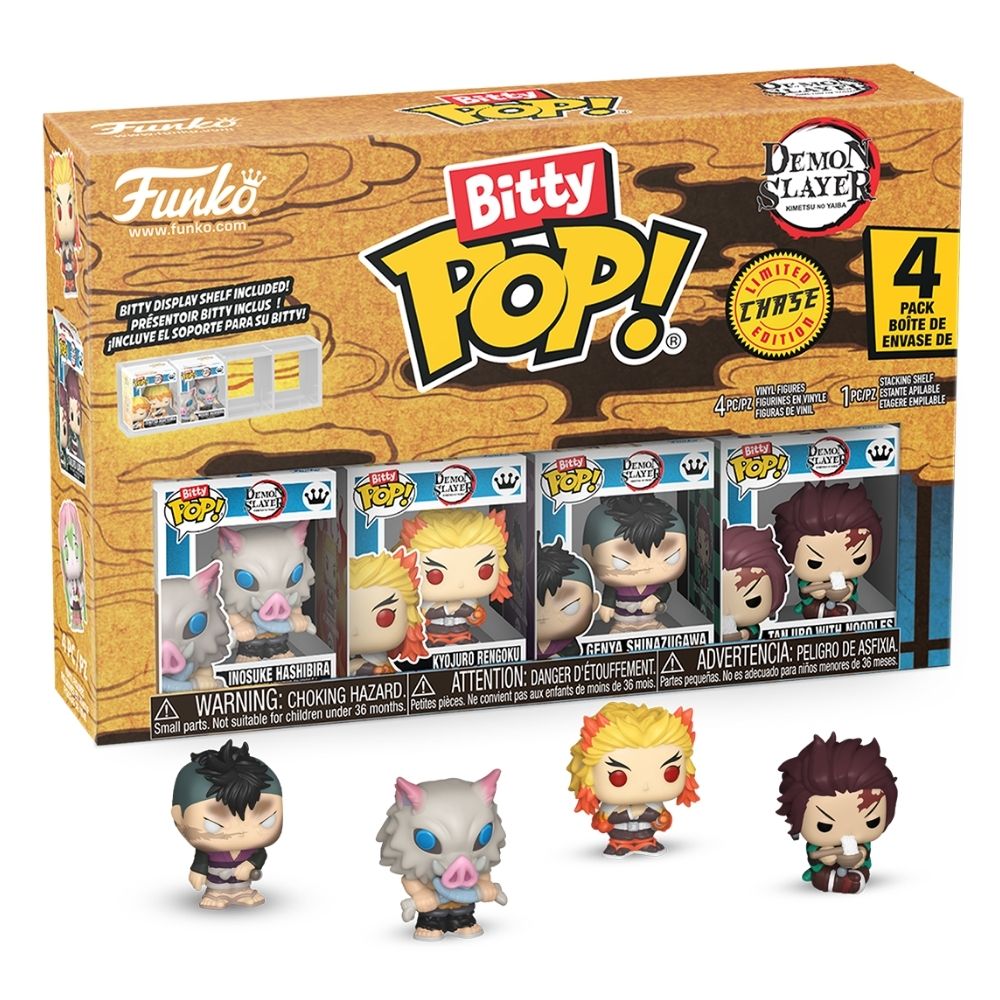 Demon Slayer - Inosuke Bitty Pop! Vinyl 4 Pack