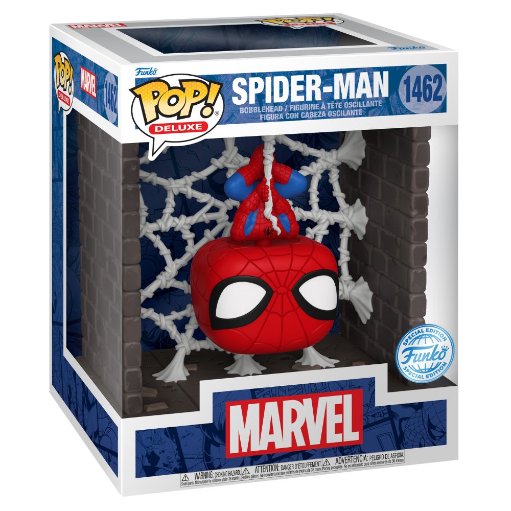 Marvel Comics - Spiderman in Webs US Exclusive Pop! Deluxe