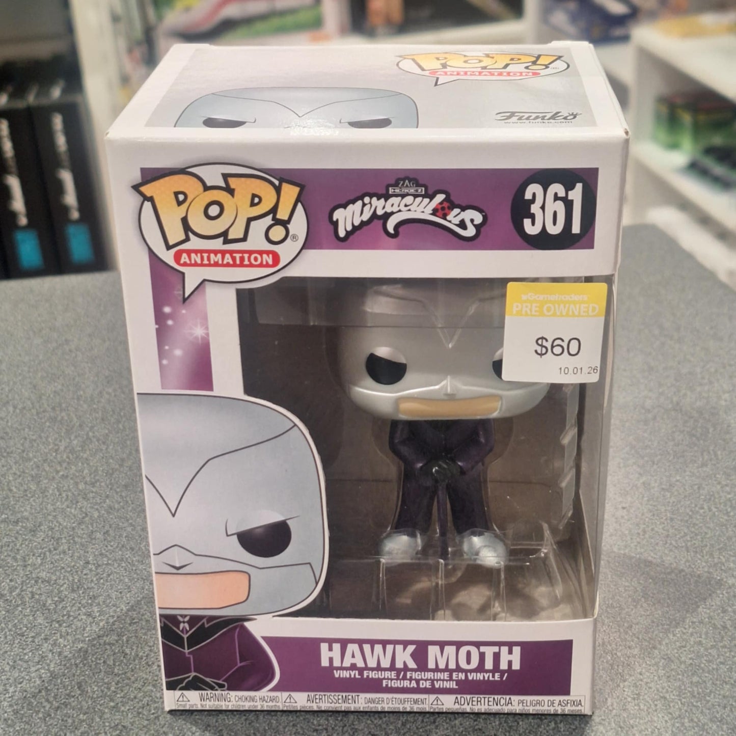 Miraculous: Tales of Ladybug And Cat Noir - Hawk Moth Pop! Vinyl