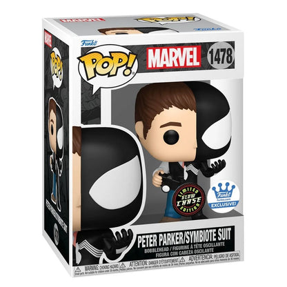 Marvel: Split - Peter Parker/Spidey Black Suit US Exclusive Pop! Vinyl